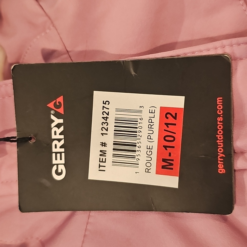 A1 Gerry Youth Girls Systems Jacket - GRAY PINK Sz M 10/12 - Picture 12 of 13